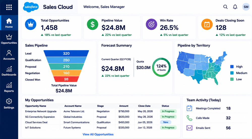 Sales Cloud implementation