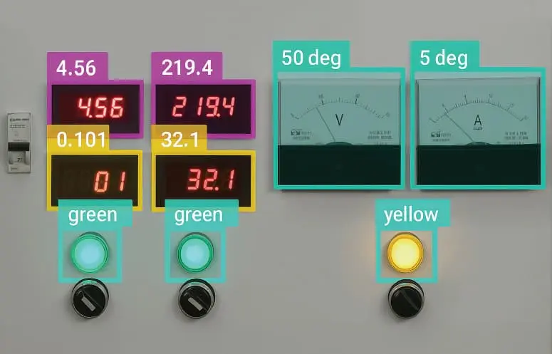 Analog controls recognition