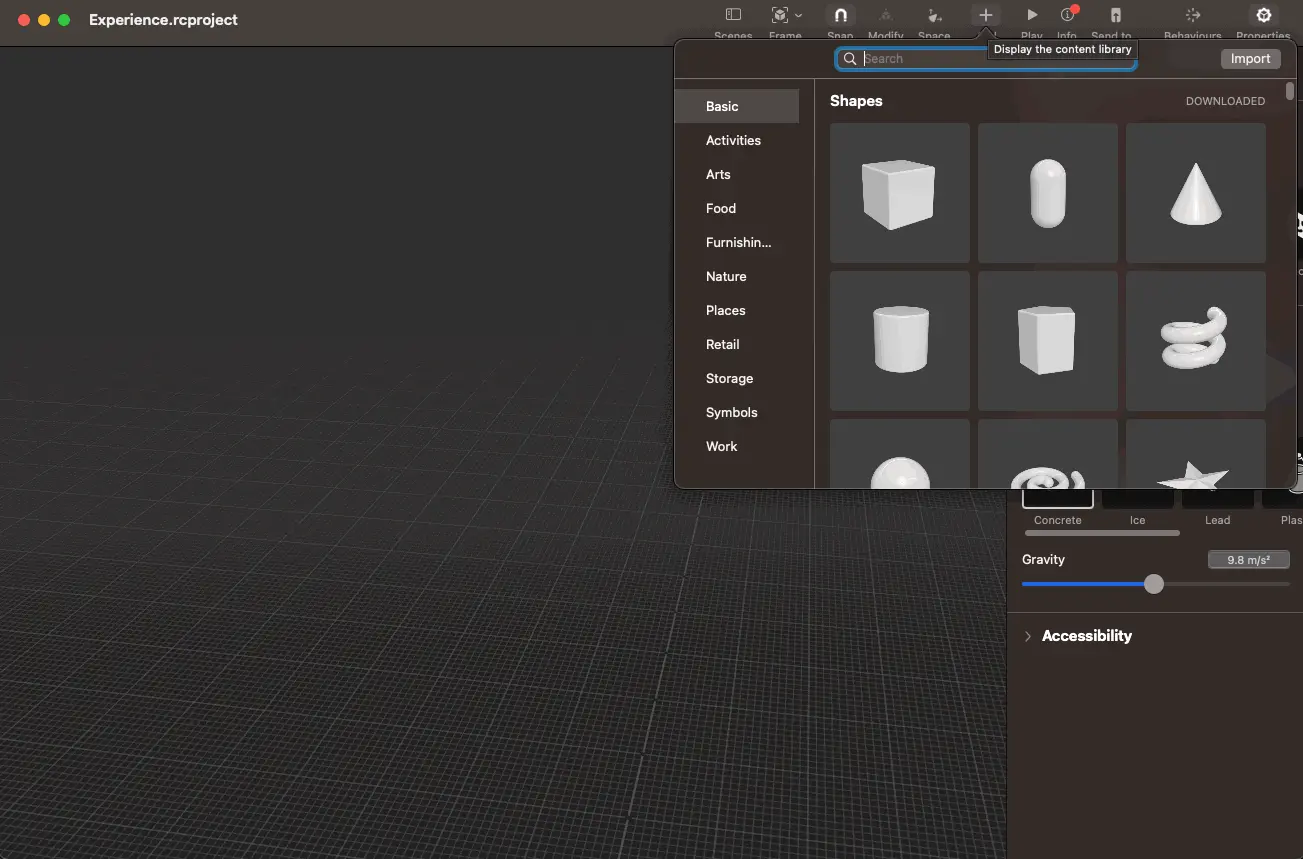 AR applications with reality