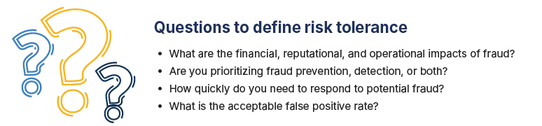 AI fraud detection risk tolerance