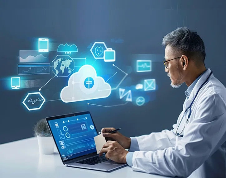 Cloud managed services in healthcare
